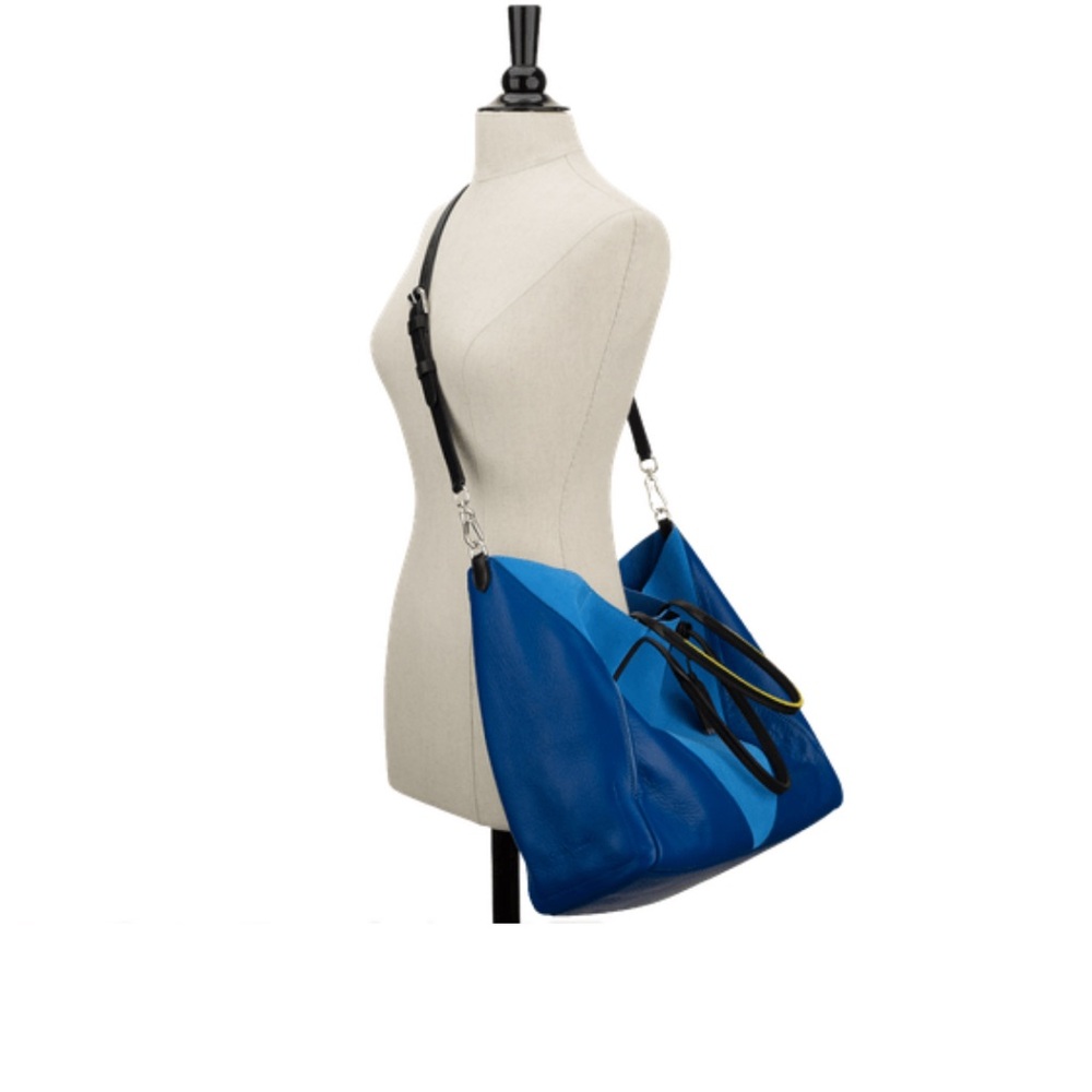 Cole Haan, Large Suede Color Amped Crosby Shopper Weekend NICE Retail $448.00